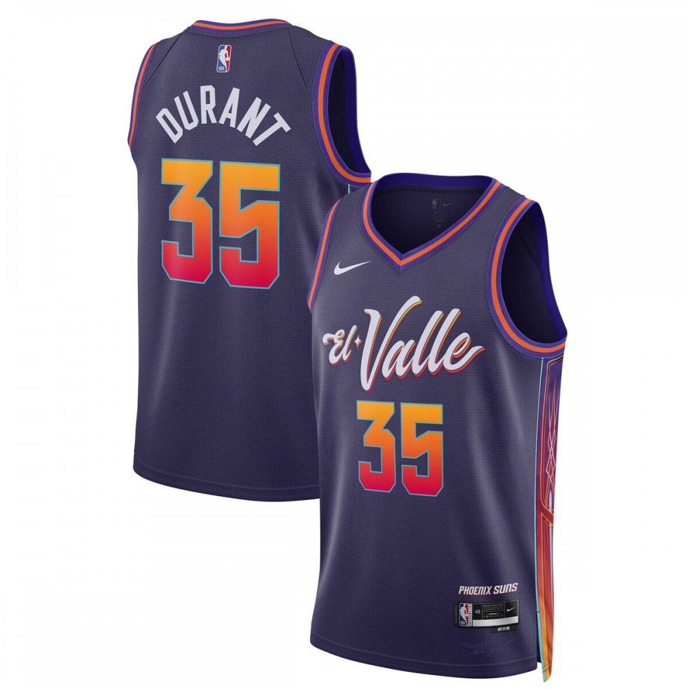 Kevin Durant Phoenix Suns Unisex 2023/24 Swingman Jersey - Purple - City Edition-Pro Kit Vault | Brand New 26/27 Sports Jerseys